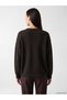 Ozmarka New Season Brown Wool Blend Women's Knitwear Sweater - 4