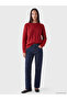 Lcw Everyday Red Crew Neck Patterned Women's Knitwear Sweater - 2