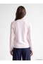 Vizyon New Season Pink Hair Braid Patterned Women's Knitwear Sweater - 4