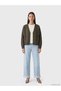 Ozmarka New Season Brown V-Neck Women's Knitwear Cardigan - 2