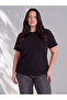 Black Plus Size Cotton Women's T-Shirt 2-Pack - 3