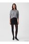 Ozmarka New Season Gray Crew Neck Button Detailed Women's Knitwear Sweater - 2