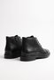 Genuine Leather Black Zippered Men's Winter Boots Luass30Al0084 - 4