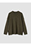 Lcw Vision Khaki Oversize Women's Knitwear Sweater