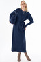Accessory Buttoned Knitwear Dress - 2