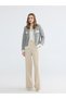 Lcwaikiki Classic Crew Neck Patterned Women's Knitwear Cardigan - 2