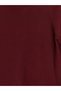 Peak New Season Burgundy Crew Neck Women's Knitwear Sweater - 7