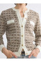 Lcwaikiki Classic Crew Neck Patterned Women's Knitwear Cardigan - 3