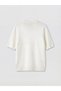 Vizyon New Season White Crew Neck Stone Embroidered Women's Knitwear Sweater - 8