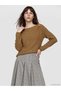 Sparkling Choices by Shining Store Wide Roba Collar Women's Knitwear Sweater