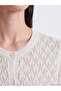 Lcw Everyday Crew Neck Openwork Women's Cardigan - 3
