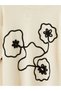 Ozmarka New Season White Crew Neck Floral Women's Knitwear Sweater - 6