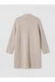 Vizyon New Season Beige Shawl Collar Women's Knitwear Cardigan - 6