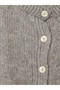 Vizyon New Season Gray Women's Knitwear Cardigan with Crew Neck - 3