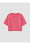 Vizyon New Season Pink Crew Neck Women's Knitwear Sweater - 5