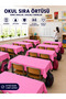 20-Piece School Desk Tablecloth Elastic A-Quality Fabric Stain Resistant - 3
