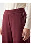 Özmarka New Season Burgundy Stripe Detailed Soft Touch Women's Sweatpants - 3