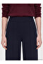 Özmarka New Season Navy Blue Soft Touch Women's Sweatpants - 3