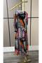 Printed Stretch Maxi Dress - 3