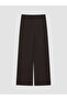 Özmarka New Season Brown Stone Wide Leg Women's Sweatpants - 6