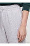 Özmarka New Season Gray Women's Thick Jogger Sweatpants - 3