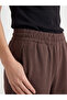 Xside Brown Women's Jogger Sweatpants with Elastic Waist - 3