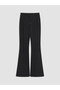 Vizyon New Season Black Soft Touch Spanish Leg Women's Sweatpants - 5
