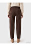 Brown Elastic Waist Soft Touch Women's Sweatpants - 4