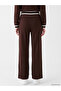 Özmarka New Season Brown Soft Touch Women's Sweatpants - 4