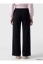 Özmarka New Season Black Women's Sweatpants with Elastic Waist - 4