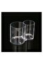 2-Section Acrylic Makeup Organizer - Cotton Pads Holder, Cosmetics Storage Case Stand, Makeup Brushes Dispenser & Divider for Vanity, Bathroom, and Countertop - 3
