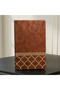 Premium Leather Notebook – 21 X 15 Cm, 96 Sheets 192 Pages, Stylish Patterned Cover, Daily and Office Notebook - 2