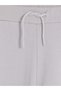 Özmarka New Season Gray Women's Sweatpants with Elastic Waist - 7