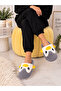 Women's Penguin Figured Plush House Slippers Closed Toe Comfortable Sole Dowry Gift House Slippers Stc1353 - 2