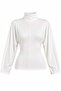 Yarasakol White Turtleneck Blouse