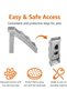 Foldable Steps for Dogs and Cats, Grey - 2