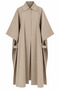 Light Camel Cape Trench Coat