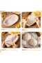 Bread Proofing Baskets Set, 2 Pack Banneton Bread Proofing Basket 9 inch Round & 10 inch Oval Proofi - 4