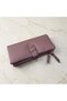 Women's Multi-Compartment Wallet Handbag with Snap Fasteners and Zipper - 4