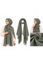 Women's Plain Shawl, Lightweight, Soft Textured Headscarf Suitable for Daily Use - 2