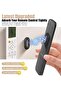 Magnetic Remote Control Holder, Wall Mount Organizer with Silicone Base, Strong Magnet Back of TV Mo - 2