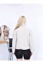 Premium Quality Wide Collar Detail Light Velvet Coat - 3