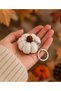 Hubush Handmade Knitted Tiny Pumpkin Keychain and Bag Ornament – Autumn Collection - 6