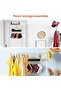 Hat Organizer 4 Pack, Space Saving Hanging Rack with 40 Stainless Steel Clips for Baseball C - 6