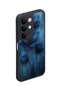C85 5g Compatible Blue Flower Patterned Camera Protected Shockproof Case - 4