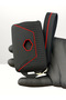 Renault Talisman Megane4 Xpress Dacia Duster Kart 4-Button Honeycomb Patterned Key Remote Protection Case + Honeycomb Patterned Silicone Keychain - 3