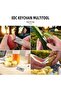 Keychain Bottle Opener, Retractable Fruit Peeler with Titanium Bottle Opener, Multi Tool fo - 4