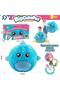 Surprise Growing Plush Ball 50 cm – Inflatable Furry Giant Shark Big Cute Pet Children's Toy - 4