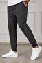 Unisex Regular Fit Ribbed Cuffs Black, Grey, Navy Blue, Anthracite Color Sweatpants, Sports Sweatpants - 3