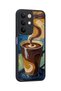 C85 5g Compatible Coffee Patterned Camera Protected Shockproof Case - 2